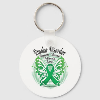 Bipolar Disorder Butterfly 3 Key Ring