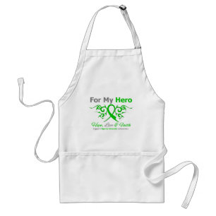 Bipolar Disorder Hope Love FaithTribal Ribbon Standard Apron