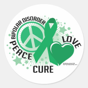 Bipolar Disorder PLC Classic Round Sticker