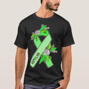 Bipolar Ribbon Pocket Bipolar Disorder Awareness T-Shirt