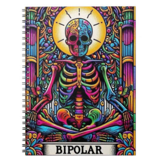 Bipolar Tarot Card | Mystical Occult  Notebook