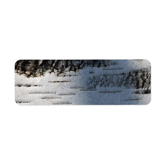 Birch bark 1291 return address label (Front)