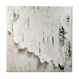 Birch Bark Ceramic Tile