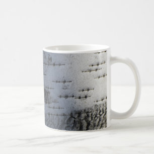 Birch bark coffee mug