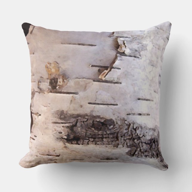 Birch Bark Cushion (Front)