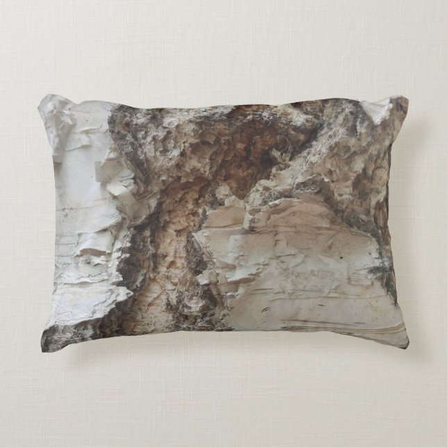 Birch bark decorative cushion (Front)