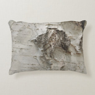 Birch bark decorative cushion
