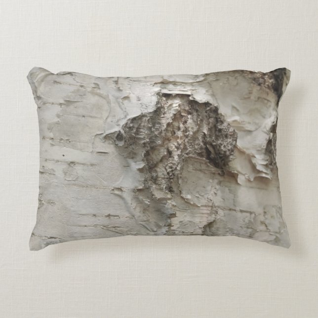 Birch bark decorative cushion (Front)