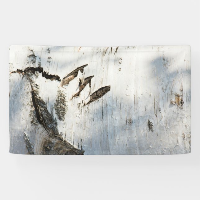 Birch bark pattern banner (Horizontal)