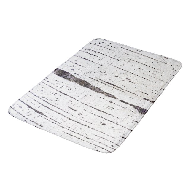 Birch bark pattern bath mat (Angled)