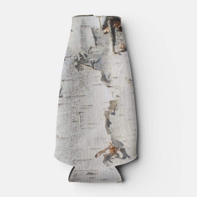 Birch bark pattern bottle cooler (Front)