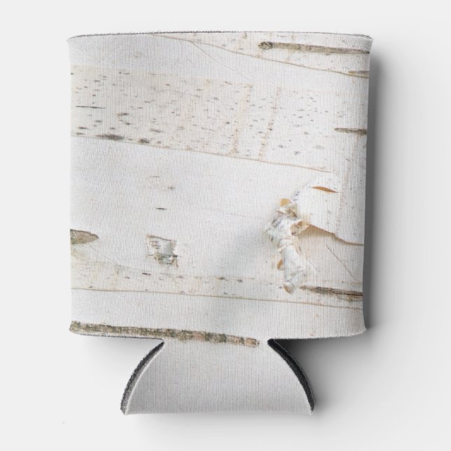 Birch bark pattern can cooler (Front)