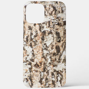Birch bark pattern iPhone 12 pro max case
