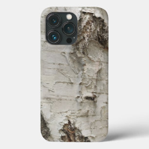 Birch bark pattern iPhone 13 pro case
