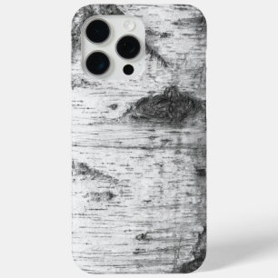 Birch bark pattern iPhone 15 pro max case