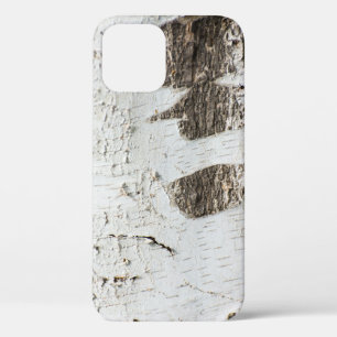 Birch bark pattern iPhone 12 pro case