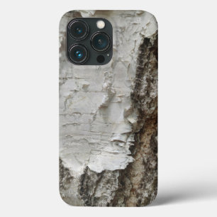 Birch bark pattern iPhone 13 pro case