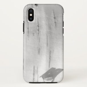 Birch bark pattern iPhone XS case