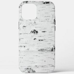 Birch bark pattern iPhone 12 pro max case