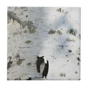 Birch bark pattern ceramic tile