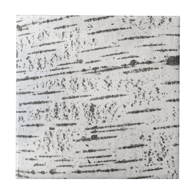 Birch bark pattern ceramic tile (Front)