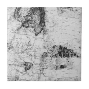 Birch bark pattern ceramic tile