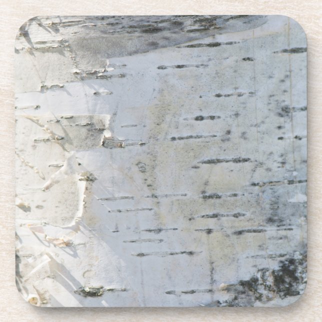 Birch bark pattern coaster (Front)