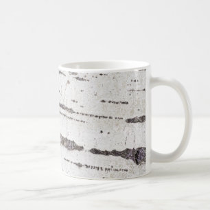Birch bark pattern coffee mug