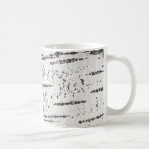 Birch bark pattern coffee mug