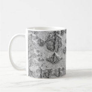 Birch bark pattern coffee mug