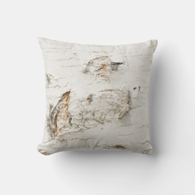 Birch bark pattern cushion (Front)
