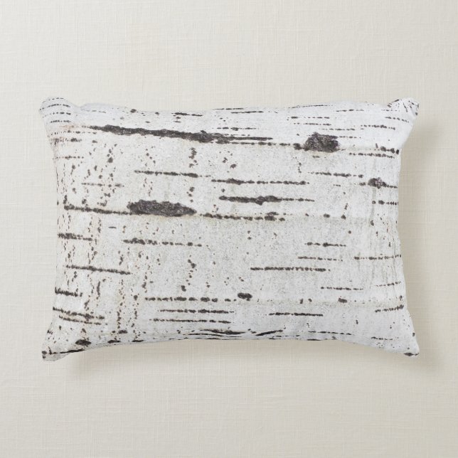 Birch bark pattern decorative cushion (Front)