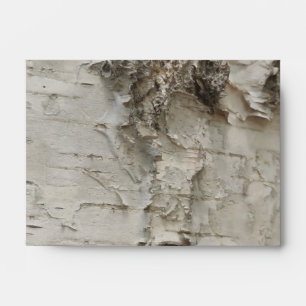 Birch bark pattern envelope