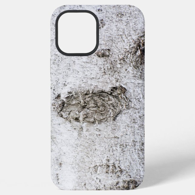 Birch bark pattern iPhone case (Back)