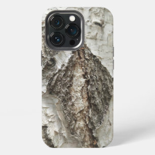 Birch bark pattern iPhone 13 pro case