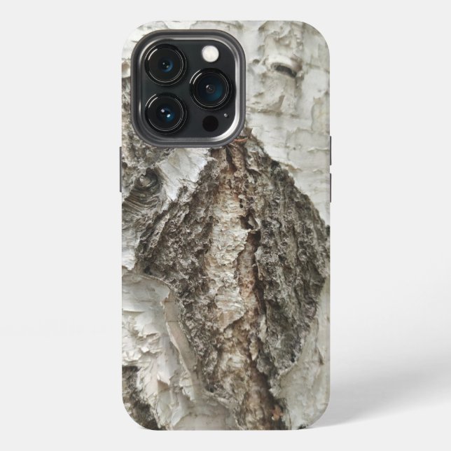 Birch bark pattern iPhone case (Back)
