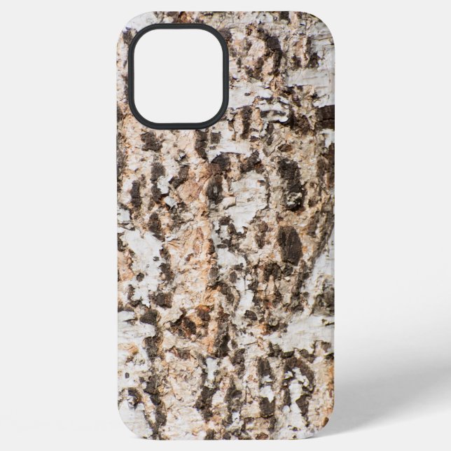 Birch bark pattern iPhone case (Back)