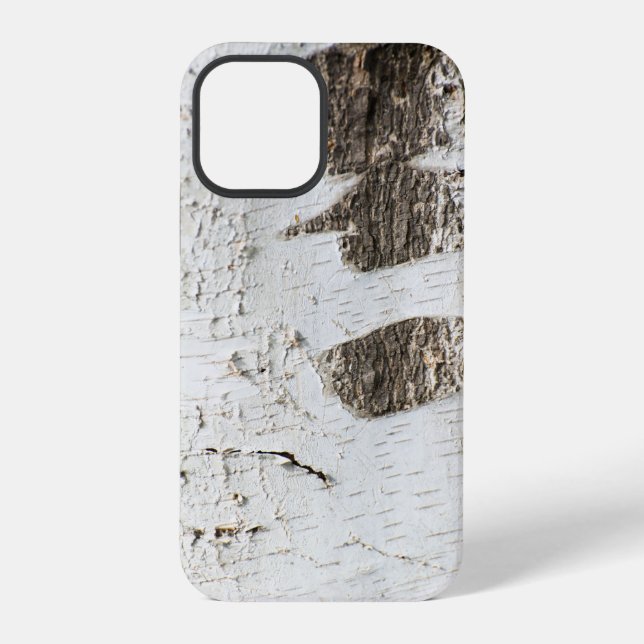 Birch bark pattern iPhone case (Back)