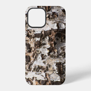 Birch bark pattern iPhone 12 pro case