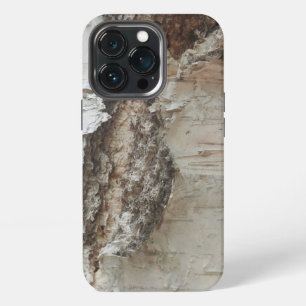 Birch bark pattern iPhone 13 pro case