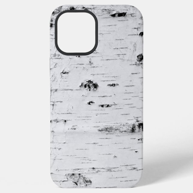 Birch bark pattern iPhone case (Back)