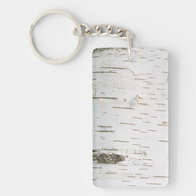 Birch bark pattern key ring (Front)