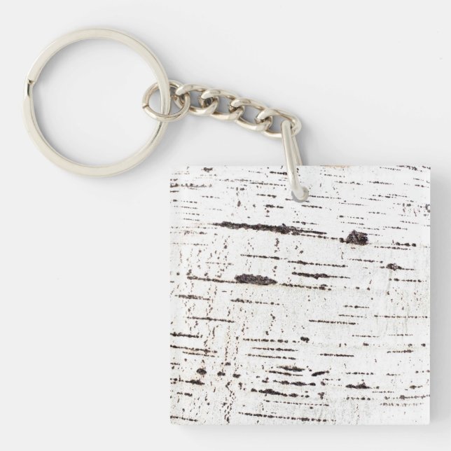 Birch bark pattern key ring (Front)
