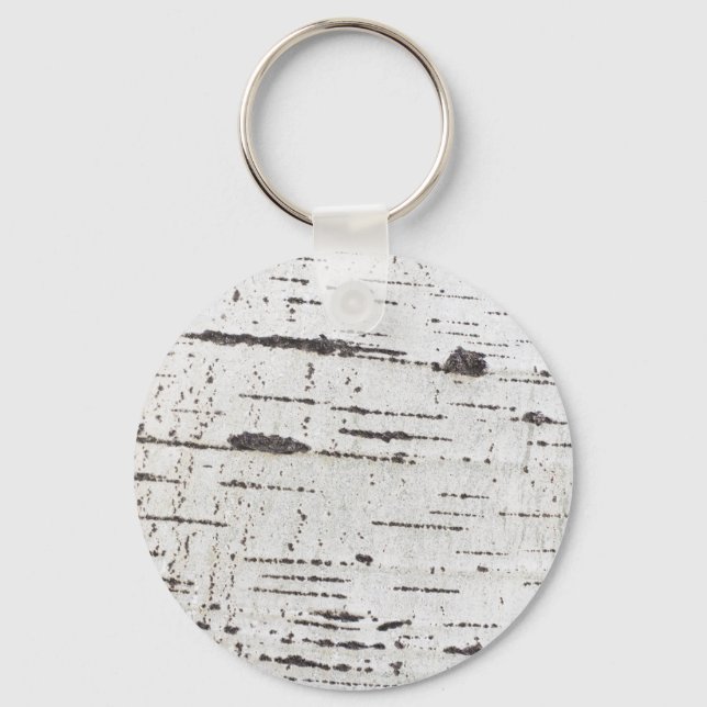 Birch bark pattern key ring (Front)