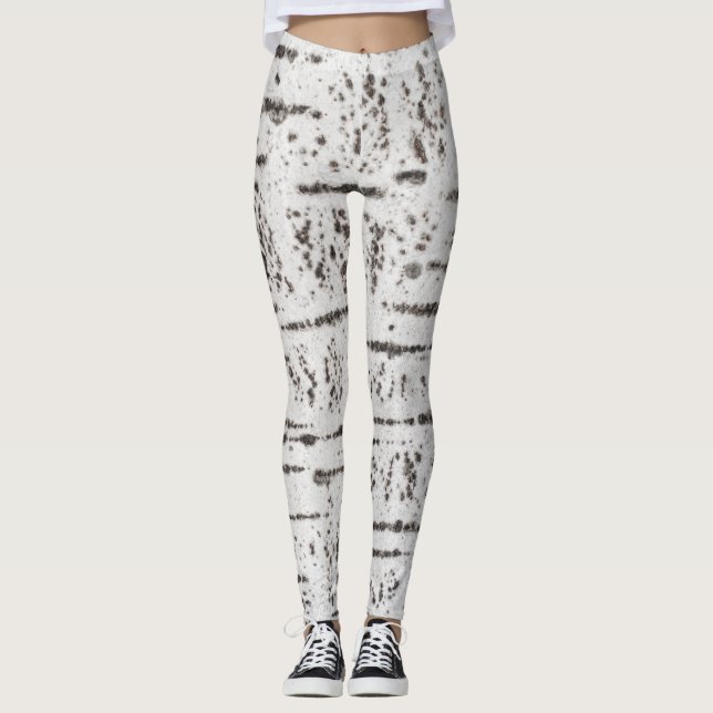 Birch bark pattern leggings (Front)