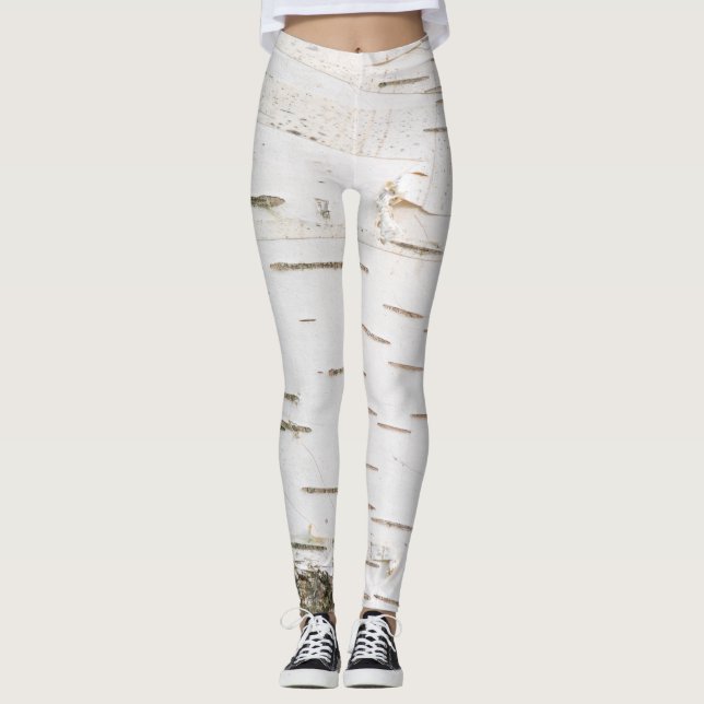 Birch bark pattern leggings (Front)