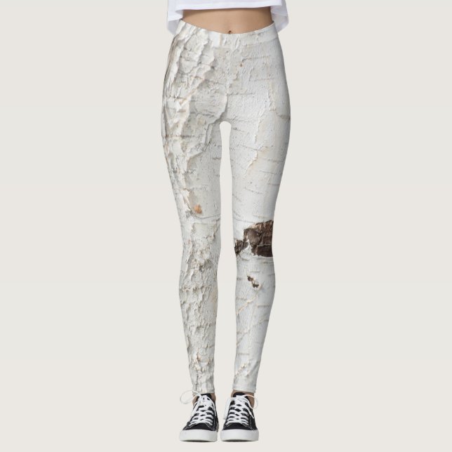 Birch bark pattern leggings (Front)