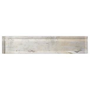 Birch bark pattern nameplate