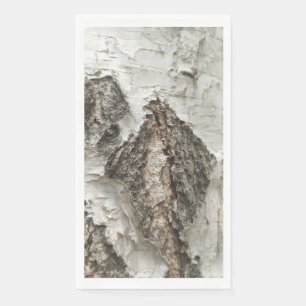 Birch bark pattern napkin
