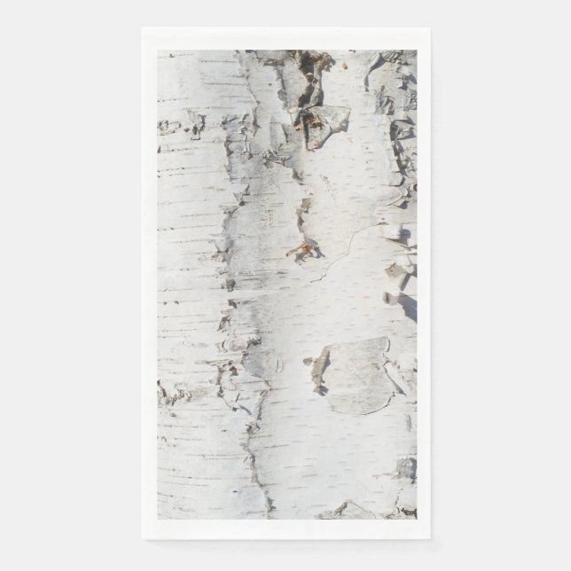 Birch bark pattern napkin (Front)